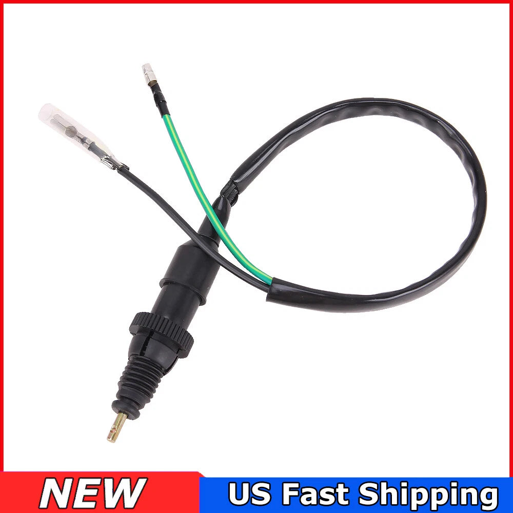 Motorcycle ATV Rear Brake Stop Light Switch w/ Spring For Honda CB Suzuki Yamaha