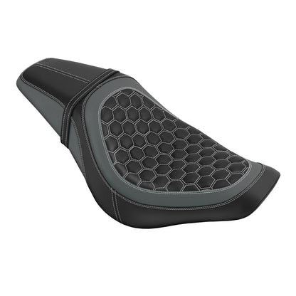 Rider Driver Passenger Seat For Harley Low Rider FXLR ST 18-25 Sport Glide 18-21