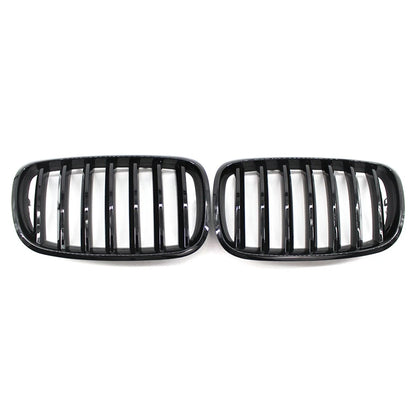 Gloss Black Front Bumper Kidney Sport Grille Fit For BMW E70 E71 X5 X6 2007-2013
