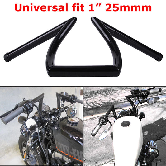 1" Z Drag Handle Bars For Honda Shadow VT ACE Aero Sabre Spirit VLX 600 750 1100