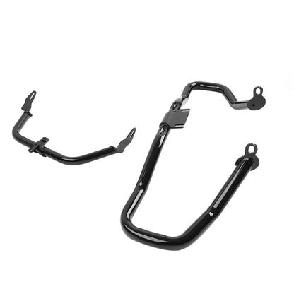 Glossy Black Steel Engine Guard Crash Bar For Harley Road Glide FLTRX 2015-2023