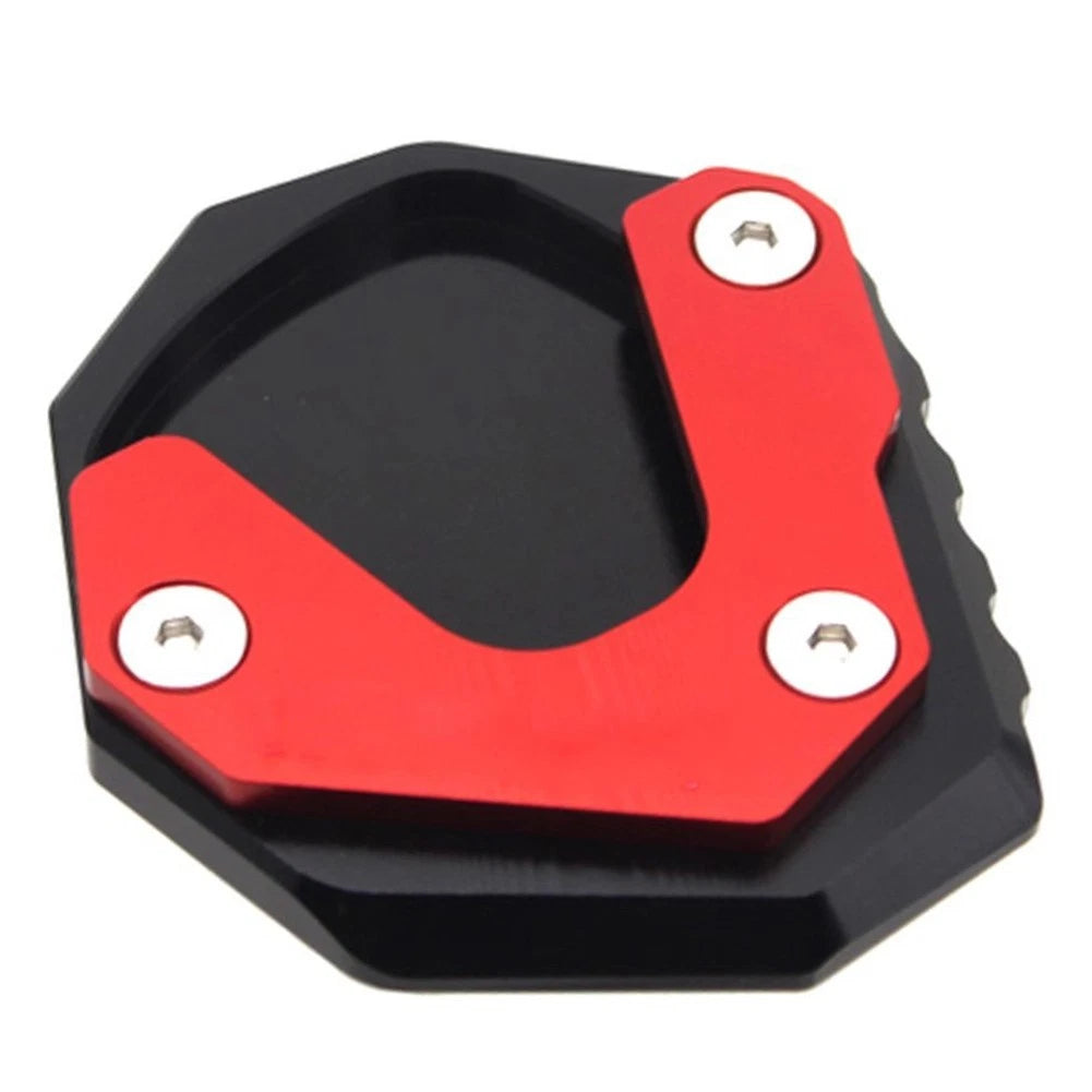 1pc Red Side Stand Enlarge Kickstand Pad For Honda XL750 TRANSALP 2023-2024