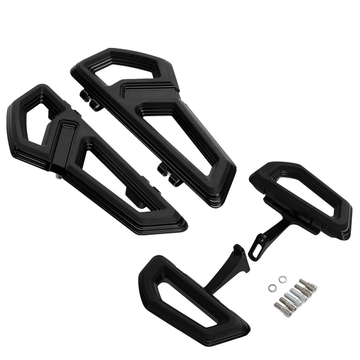 Front & Rear FloorBoard Footboards Shifter Pegs For Harley Electra Glide 2000-Up