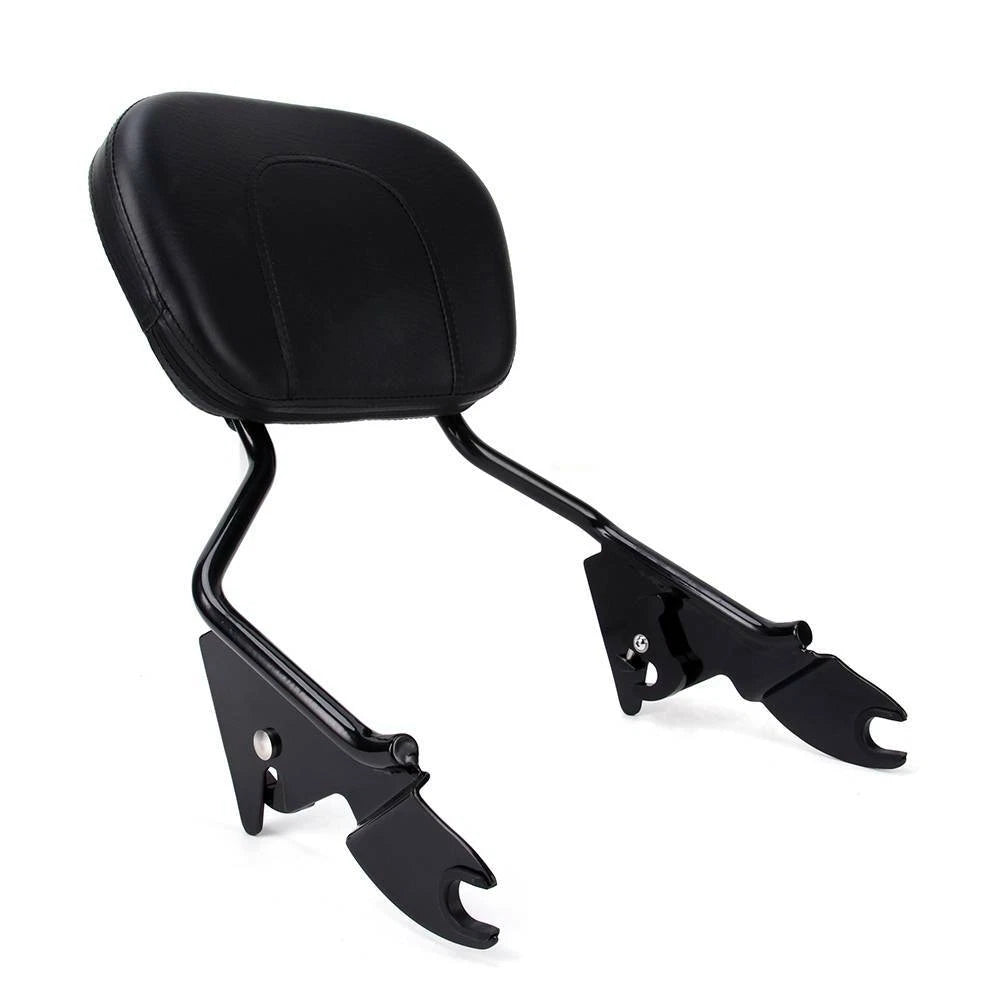 Detachable Backrest Sissy Bar & Pad For Harley Electra Street Road Glide 09-23