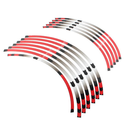 Fit HONDA XR650L 93-2021 XR250l 91-02 Rim Wheel Stripes Decals Tape Stickers red