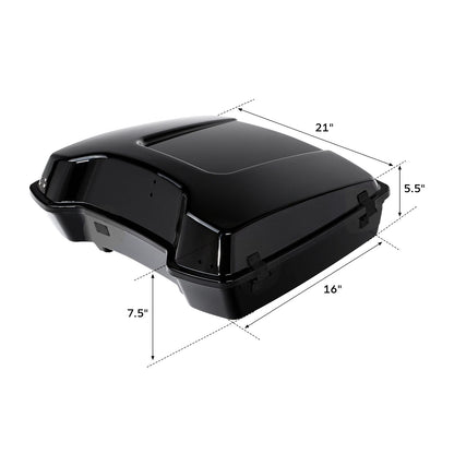 Razor Trunk 2 Up Mount Rack Fit For Harley Electra Glide 1997-2008