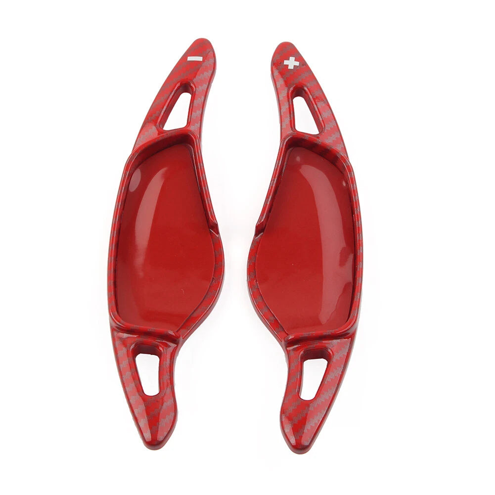 Steering Wheel Paddle Shifter Extension Red For BMW 3/5/6/7/8 Series X3 X4 X5