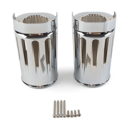 Fork Boot Slider Covers Pair Fit Harley Electra Street Road Glide King CVO 14-22