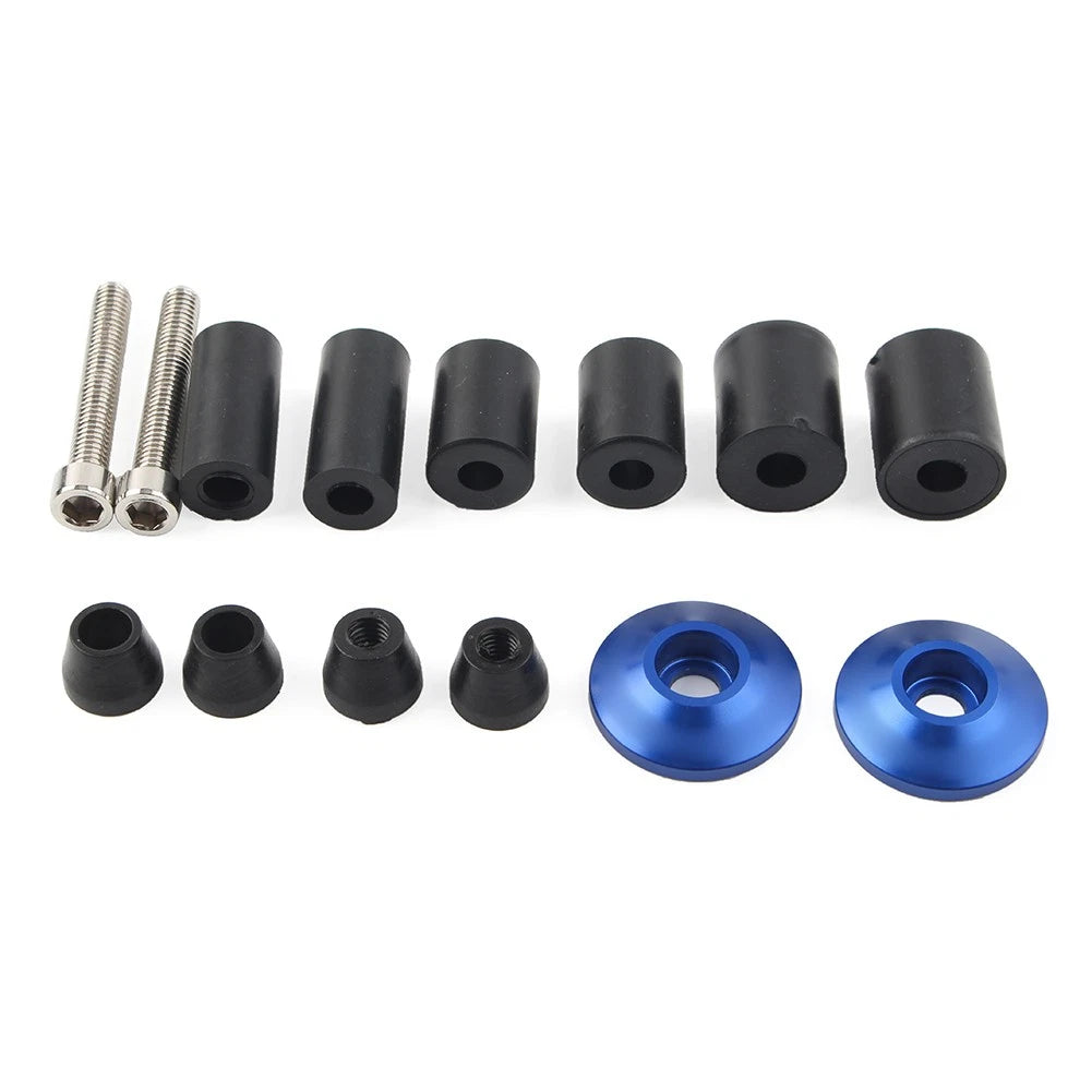 7/8'' Handle Bar End Weights Handlebar Grips Cap Plugs For Dirt Bike Blue USA
