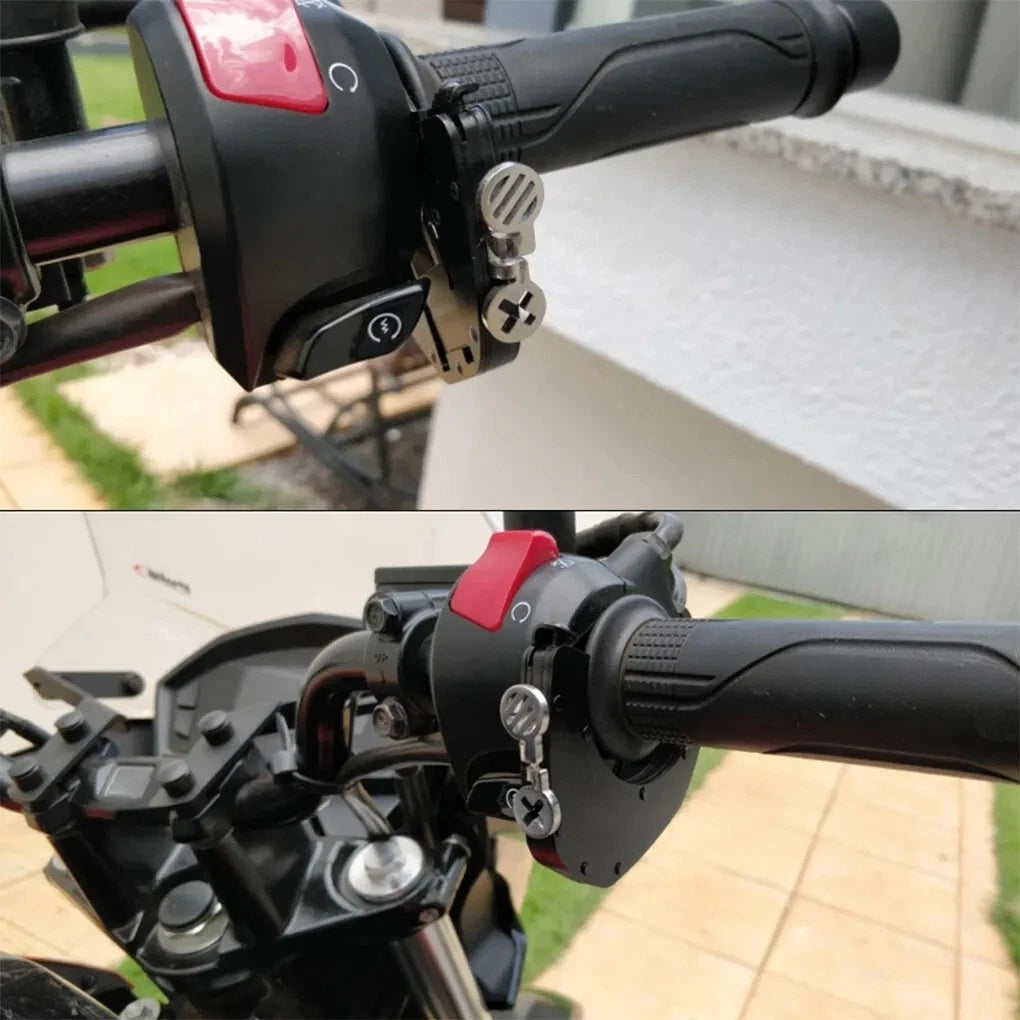 Stainless Steel Motorcycle Cruise Control Throttle Lock Assist Bottom Assist Kit