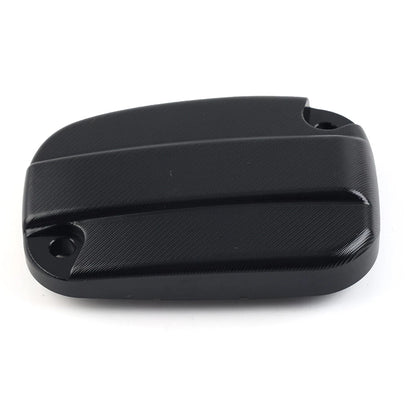 Brake Cylinder Reservoir Cover Cap Black For Harley Touring Road King Road Glide