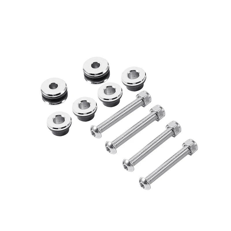 Black Solo Luggage Rack Docking Hardware Kit For Harley Sportster 883 1200 04-22