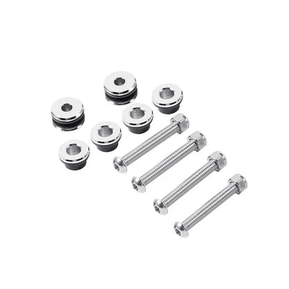 Black Solo Luggage Rack Docking Hardware Kit For Harley Sportster 883 1200 04-22