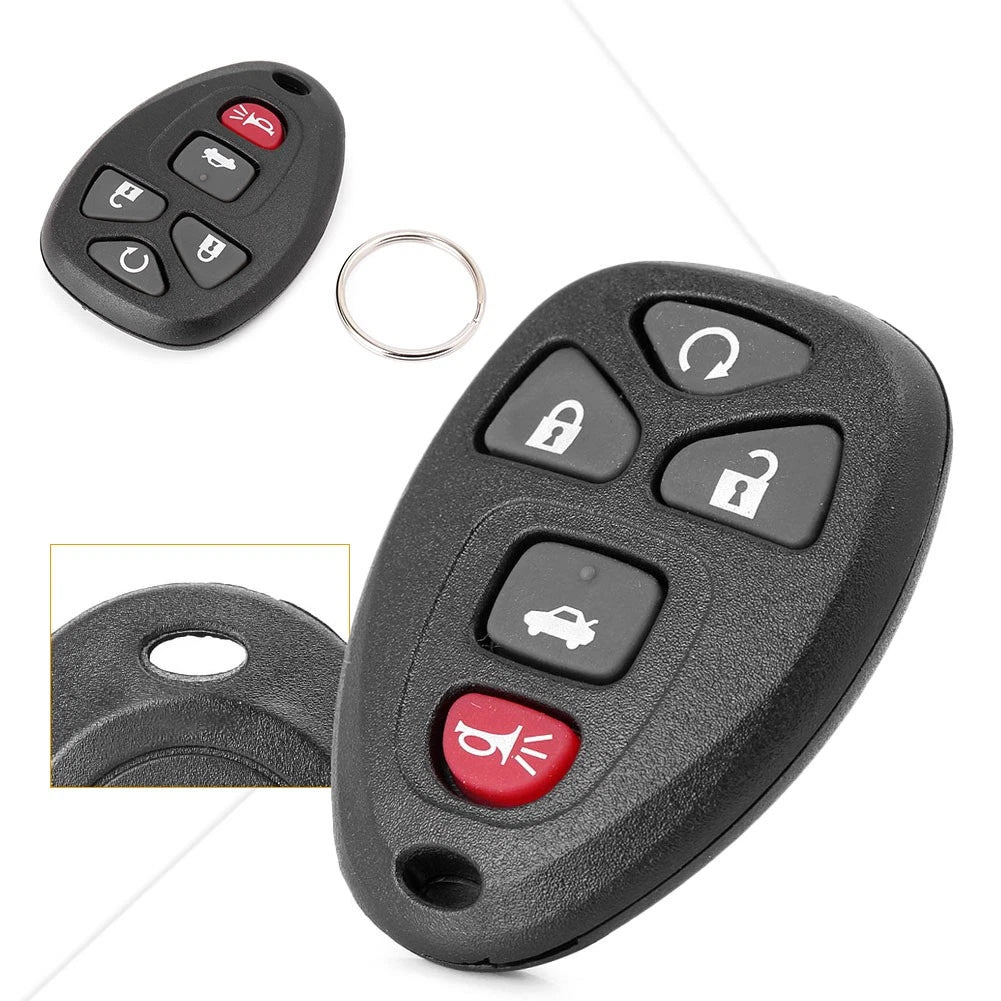 5 Buttons Remote Key Fob Case Shell for Chevrolet Malibu Pontiac G6 KOBGT04A US