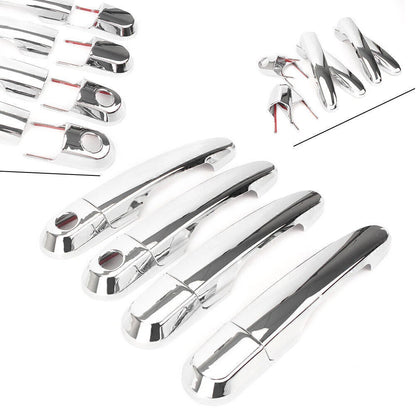 Door Handle Cover Trims Protect Chrome Fit Hyundai Accent 2006-2010 2007 Car ABS