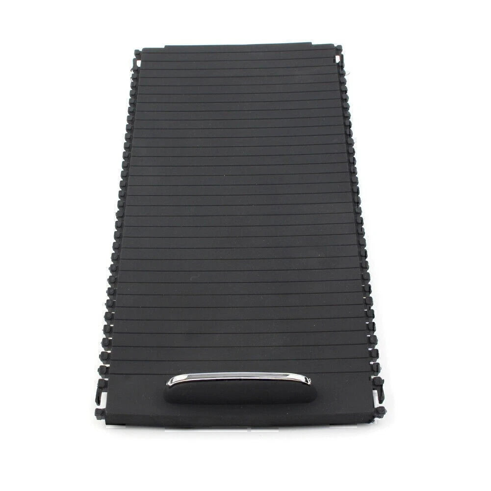 For Mercedes Benz W204 W212 Center Console Cup Holder Panel Roller Cover Black