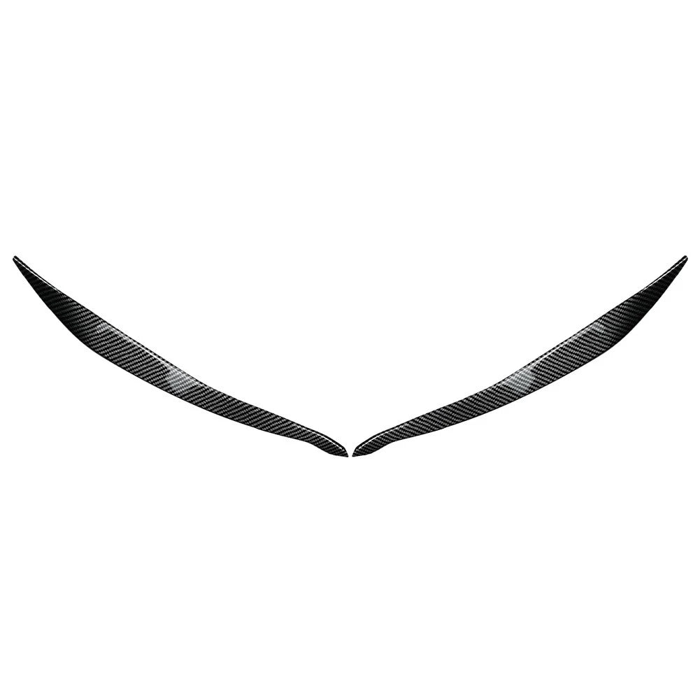 Front Headlight Eyelids Eyebrow Cover Carbon For BMW 5 Series F10 F11 2015-17 US