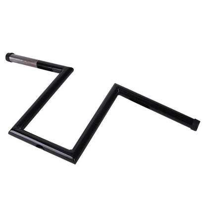 10-1/2" Rise 1'' Motorcycle Handlebars Z-Bar Drag Bars For Harley Chopper Bobber