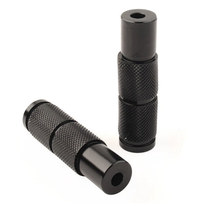 CNC Universal Motorcycle Bike Foot Pegs Footpegs Rear Set Pedals Racing Black