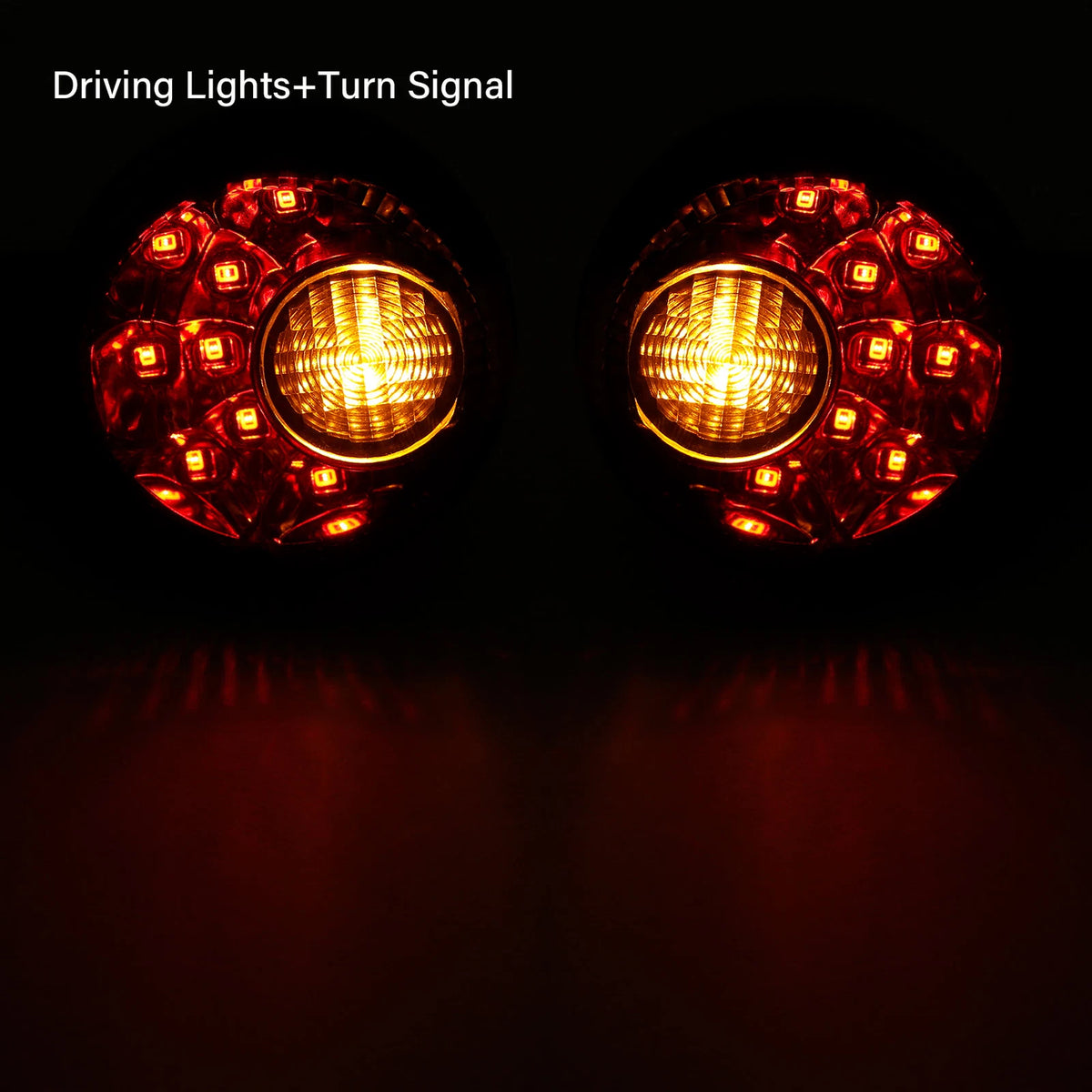 Rear Turn Signals LED Light Smoked Fit For Harley Sportster 883 1200 1992-2022
