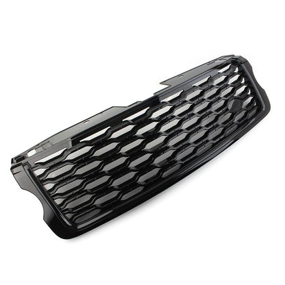 Front Center Radiator Upper Grille Glossy Black For Range Rover Vogue 2013-2017