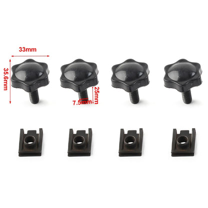 4X Saddlebag Lock Mounting Theft Deterrent Bolt Screw For Harley FLHT FLHTCU