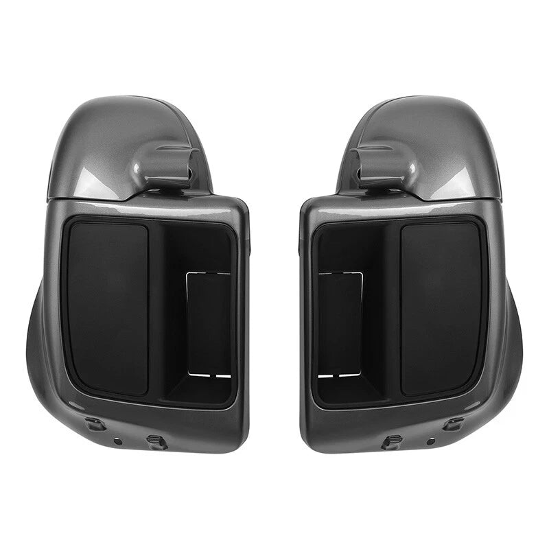 Lower Vented Fairings Fit For Harley CVO Street Road Glide 14-Up Charcoal Pearl