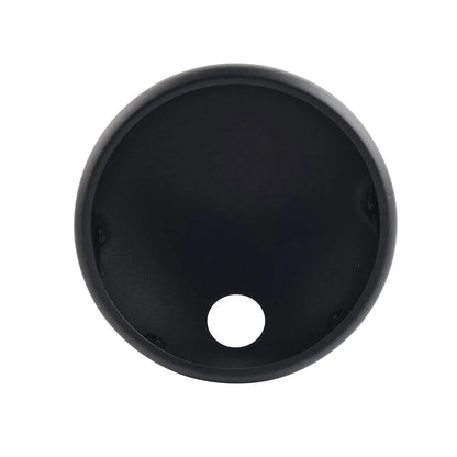 7" Motorcycle Round Headlight Headlamp Light Housing Cover Bucket Matte Black