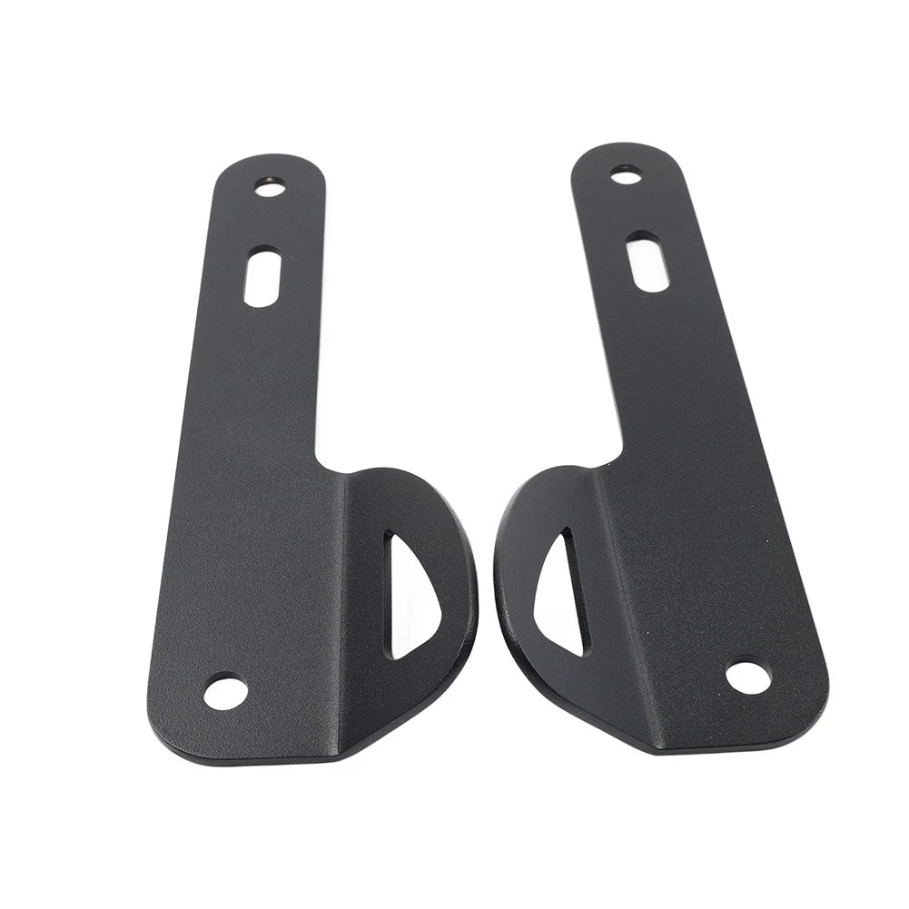 Pair Front Teardrop Tie-Down Brackets Mount For Harley Touring Street Glide FLTR
