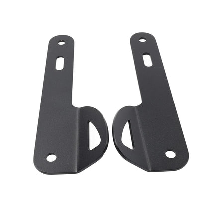 Pair Front Teardrop Tie-Down Brackets Mount For Harley Touring Street Glide FLTR