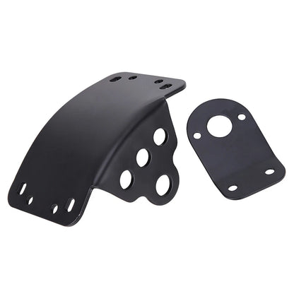 Motorcycle Black Side Mount License Plate Bracket Holder For Harley Chopper USA
