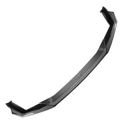 Front Bumper Splitter Spoiler Lip For BMW 5 Series M5 F90 LCI 21-24 Carbon Look