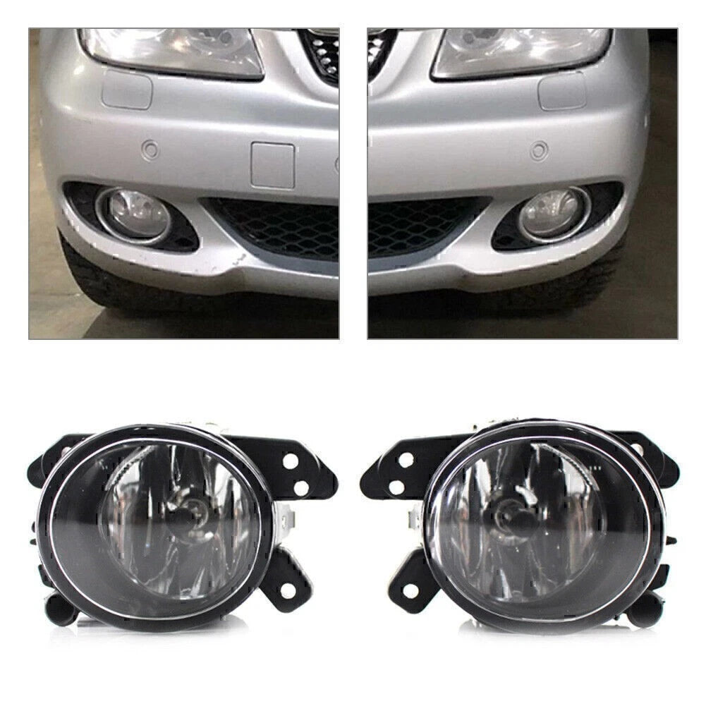 1 Pair for Mercedes Benz W219 2007 - 2010 Car Front Fog Light Lamp  With Bulb