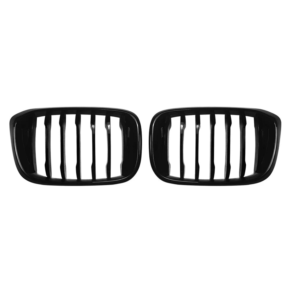 Glossy Black Front Kidney Middle Grille Grill For BMW X3 G01 X4 G02 2018-2021
