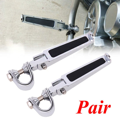 Motorcycle Highway 1"-1-1/4" Engine Crash Bar Foot Pegs For Harley Road King