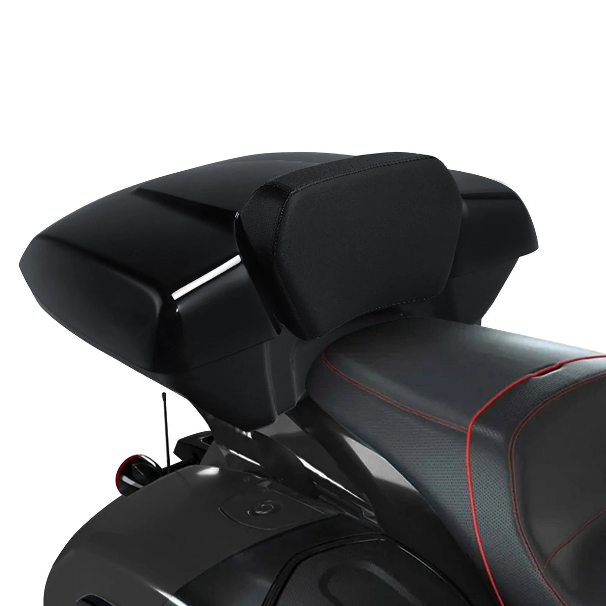 Vivid Black Low Profile Trunk For Indian Chieftain Limited Dark Horse 16-25