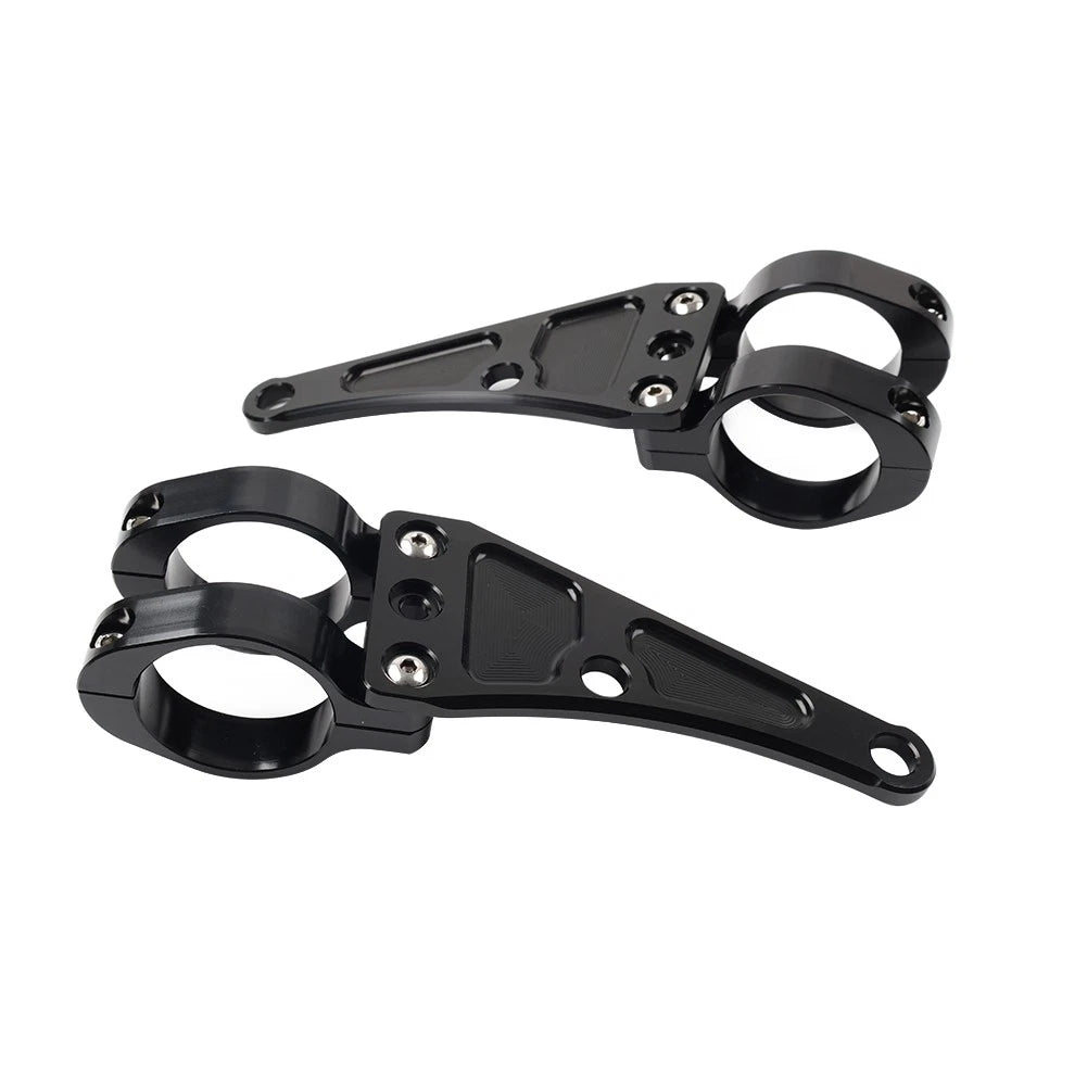 41MM Motorcycle Headlight Bracket Mount Clamp Fork Tube Holder For Harley