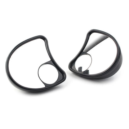 Fairing Mount Mirrors Blind Spot Side Mirror Fit Harley Batwing Touring 1996-13