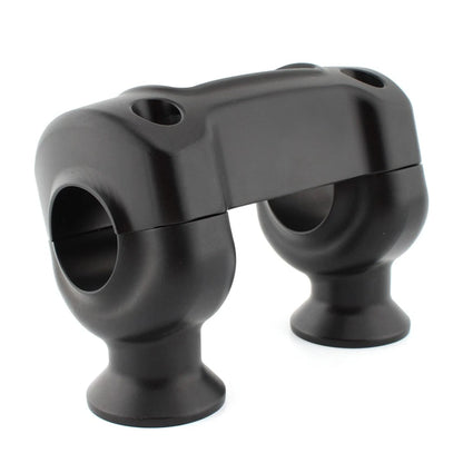1 1/4" Handlebar 32mm Riser Top Clamp Kit For Harley Softail Street Bob Black