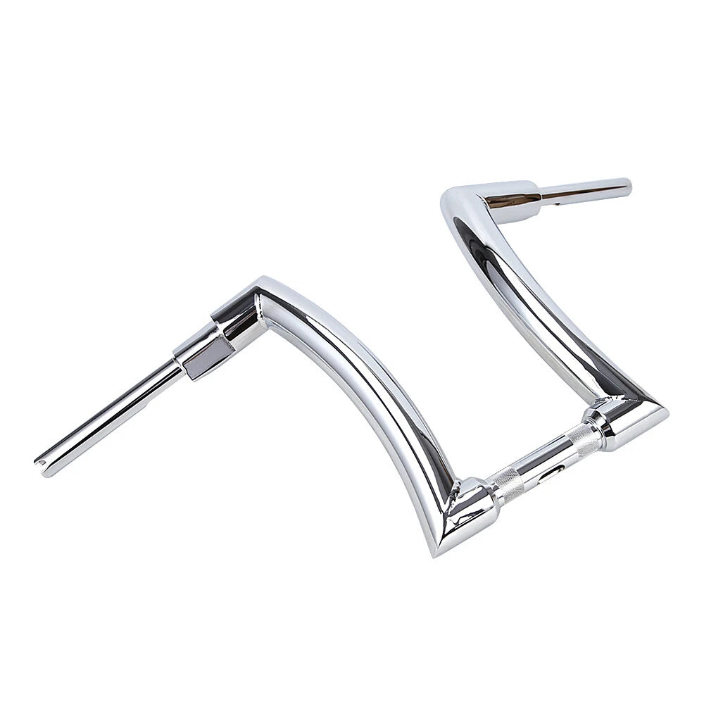 Chrome 14" Rise 2'' Ape Hanger Handlebar For Harley Touring Sportster XL Softail
