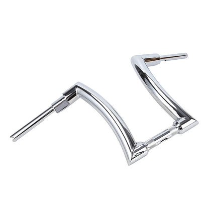 Chrome 14" Rise 2'' Ape Hanger Handlebar For Harley Touring Sportster XL Softail