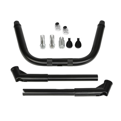 Adjustable 10"Rise 1.25" Handlebar Bar Fit For Harley Softail Deuce Slim Fat Boy