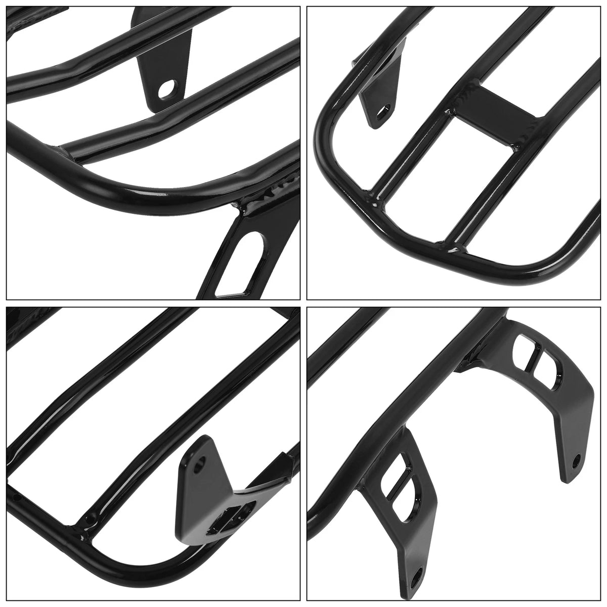 Black Rear Solo Luggage Rack Fit For Indian Scout Bobber Twenty 2018-2024 2023