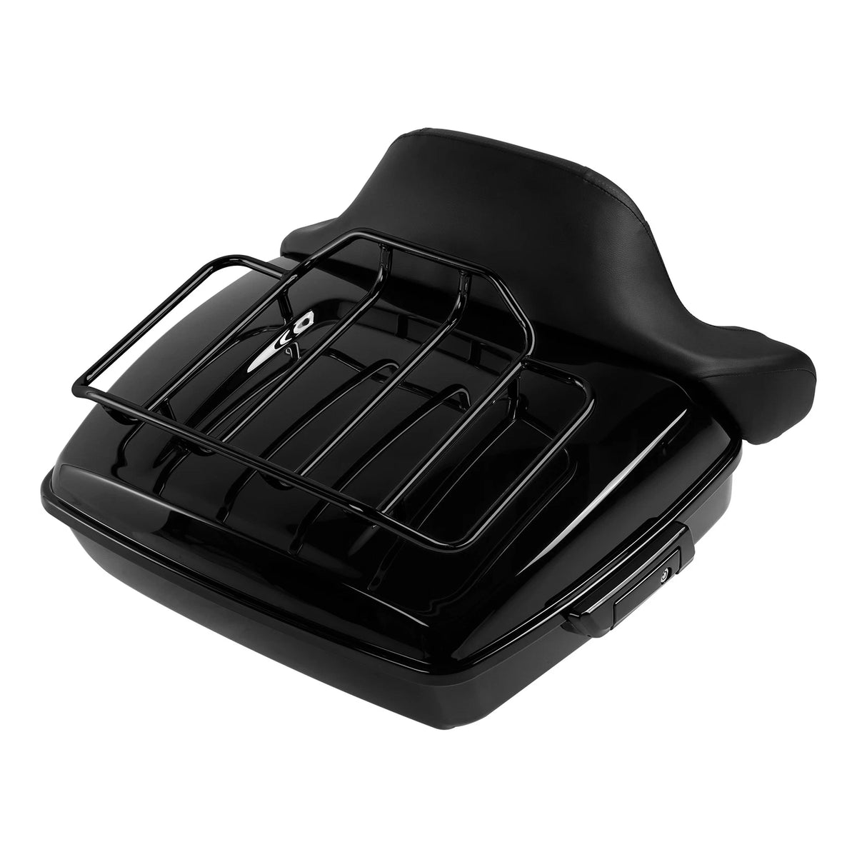 Chopped Trunk Pad Solo Mount Fit Fit For Harley Touring Road Glide 2014-Up Black