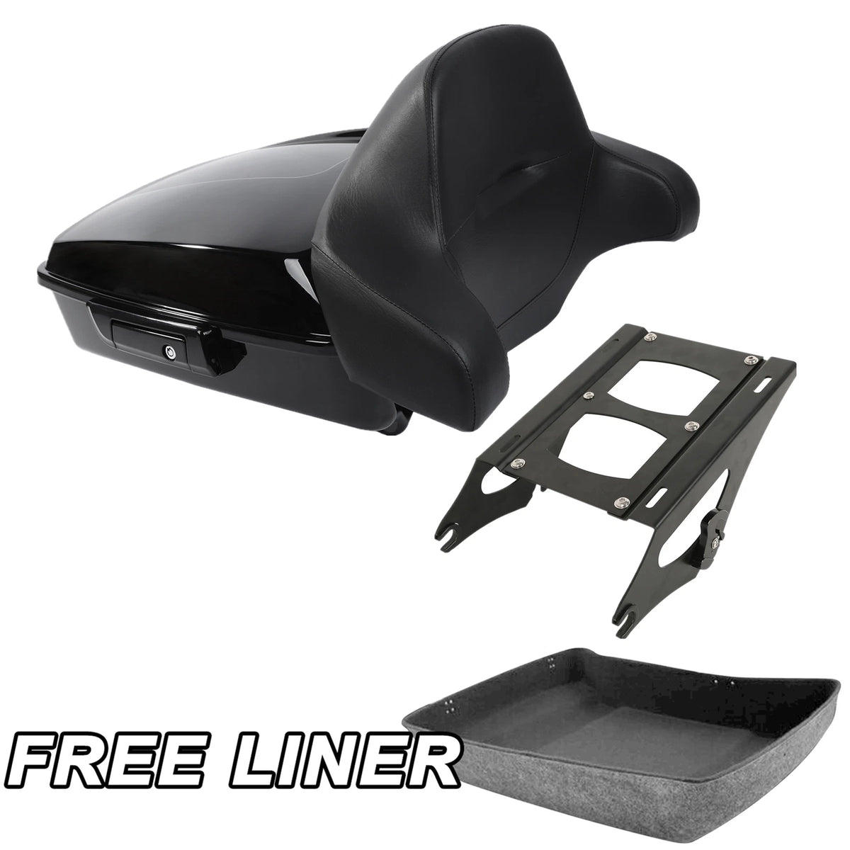 Chopped Trunk Mount Rack Fit For Harley Trunk Touring Street Road Glide 14-25 24