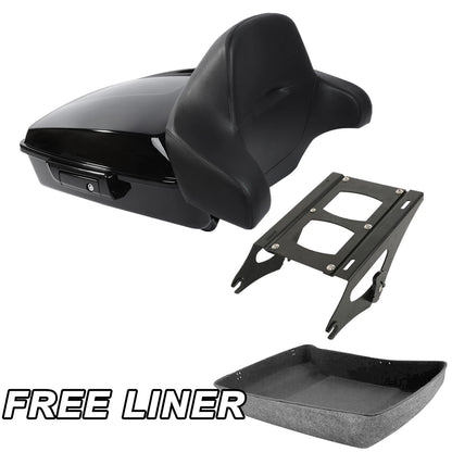 Chopped Trunk Mount Rack Fit For Harley Trunk Touring Street Road Glide 14-25 24