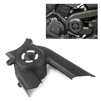 Black Front Pulley Sprocket Cover Kit For Harley Street XG 750 XG750 2015