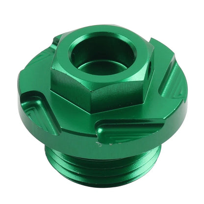 Green Engine Oil Fill Plug Screw Cap for Kawasaki KX250 KX250F KLX450R KX450F