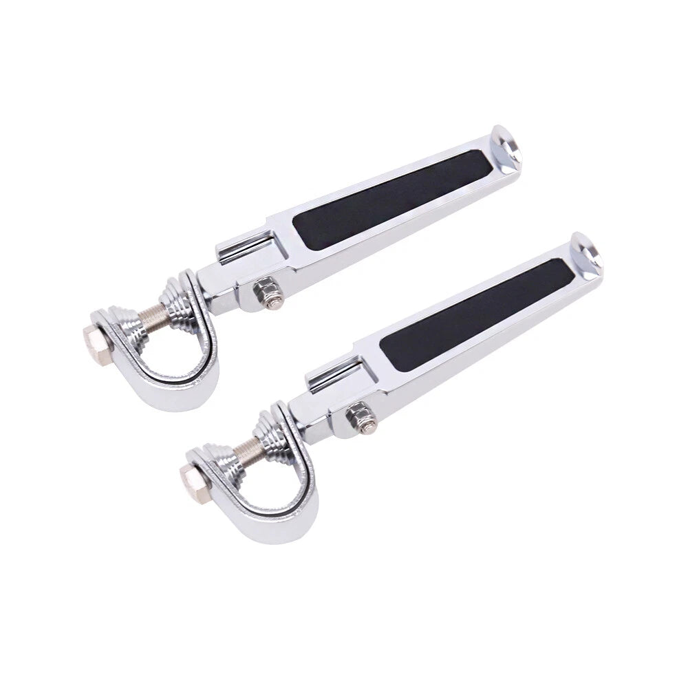 Motorcycle Highway 1"-1-1/4" Engine Crash Bar Foot Pegs For Harley Road King