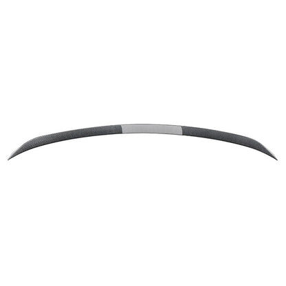 Carbon Look Rear Boot Trunk Spoiler Lip Middle Wing For BMW X5 G05 2019-2024